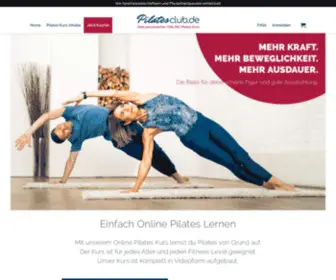 Pilatesclub.de(Pilates Online) Screenshot