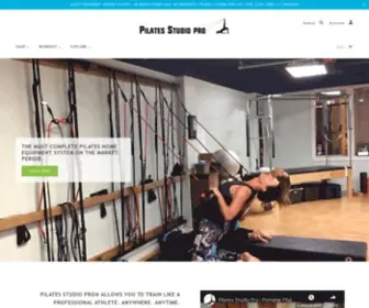 Pilatesstudiopro.com(PORTABLE PILATES WORKOUT EXERCISE EQUIPMENT) Screenshot