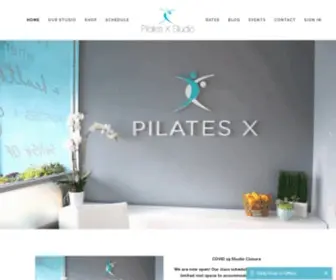 PilatesXstudios.com(A boutique Pilates studio) Screenshot