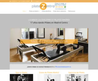 Pilateszentro.es(Clases Pilates en Madrid) Screenshot
