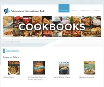 Pilcookbooks.com(Cookbooks) Screenshot