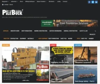 Pilebuck.com(Pile Buck Magazine) Screenshot