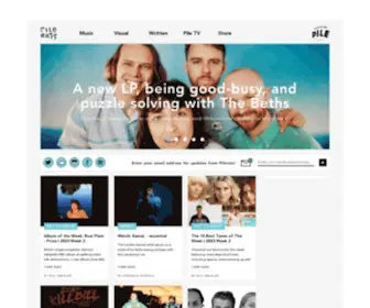 Pilerats.com(Australian Music & Lifestyle) Screenshot