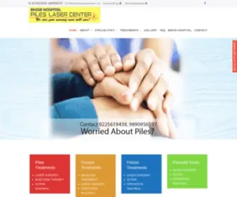 Pileslasercenter.com(Piles) Screenshot