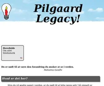 Pilgaardlegacy.dk(Pilgaard Legacy) Screenshot