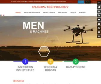 Pilgrim-Technology.com(When recognized inspectors meet certified robotic designer) Screenshot