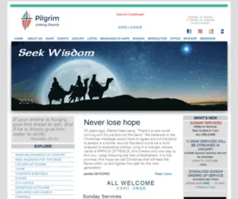 Pilgrim.org.au(Pilgrim Uniting Church in the City) Screenshot