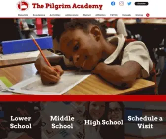 Pilgrimacademy.org(The Pilgrim Academy) Screenshot