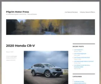 Pilgrimmotorpress.com(An Automotive Engineer's Point of View) Screenshot
