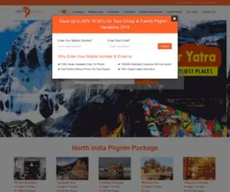 Pilgrimpackages.com(Amarnath Yatra) Screenshot