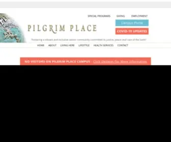 Pilgrimplace.org(Senior Community in Southern California) Screenshot