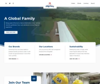 Pilgrims.com(Pilgrim's Global) Screenshot