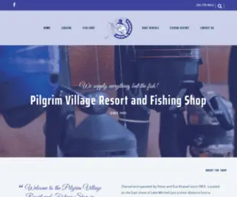 Pilgrimvillagefishing.com(Pilgrim Village Resort and Fishing Shop) Screenshot