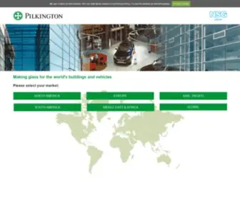 Pilkington.com(First in Glass) Screenshot