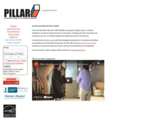 Pillarair.com(Pillar Heating and Air Conditioning) Screenshot