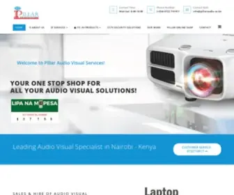 Pillaraudio.co.ke(Pillar Audio Visual Services) Screenshot