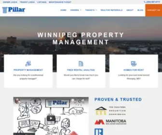 Pillarmanagement.ca(Pillar Management) Screenshot