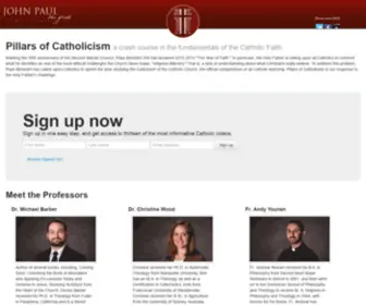 Pillarsofcatholicism.com(Pillars of Catholicism) Screenshot
