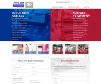 Pillartech.com(Packaging Sealers) Screenshot