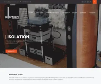 Pillartechaudio.com(HiFi állvány Pillartech Audio) Screenshot