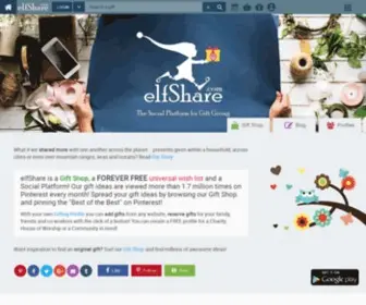 Pillbot.com(ElfShare Social Platform for Gift Giving) Screenshot