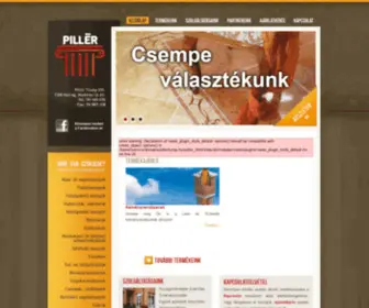 Pillertuzep.hu(Kezdőlap) Screenshot