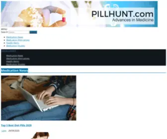 Pillhunt.com(PillHunt Home) Screenshot