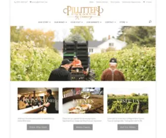 Pillitteri.com(Pillitteri Estates Winery Niagara Ontario Canada producing VQA wine) Screenshot