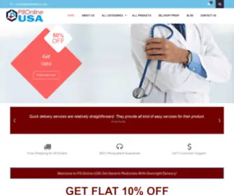 Pillonlineusa.com(Medical Information) Screenshot