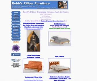 Pillowfurniture.com(Robb's Pillow Furniture) Screenshot