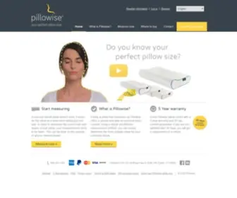 Pillowise-Usa.com(Finally a pillow) Screenshot