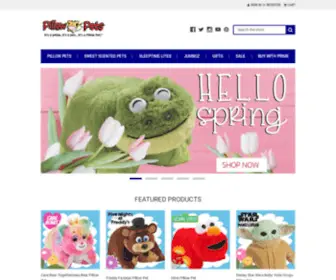 Pillowpets.com(Pillow Pets®) Screenshot