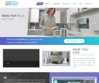 Pillrite.com(The PillRite way to organize your pills) Screenshot