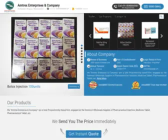 Pillsdropshipper.com(Amtrex Enterprises & Company) Screenshot