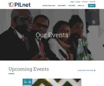 Pilnetevents.org(Our Events) Screenshot