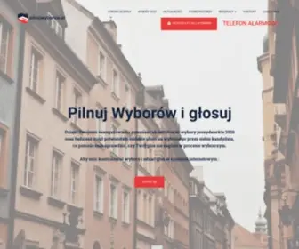 PilnujWyborow.pl(Obywatelski ruch kontroli wyborów) Screenshot