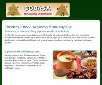 Piloncilloscobasa.com(Piloncillos Cobasa) Screenshot