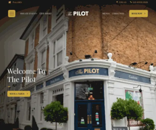 Pilot-Chiswick.co.uk(The Pilot) Screenshot