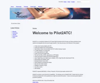 Pilot2ATC.com(My site) Screenshot