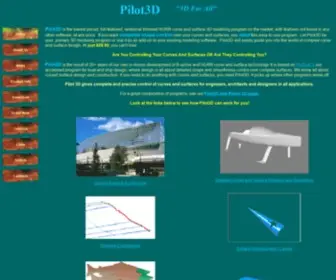 Pilot3D.com(Pilot3D CAD and 3D Modeling Software) Screenshot