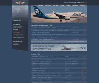 Pilotcareercenter.com(The Top Website for Pilots) Screenshot