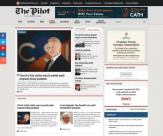 Pilotcatholicnews.com(The Boston Pilot) Screenshot