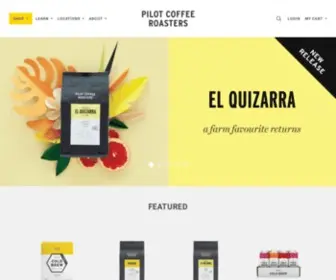 Pilotcoffeeroasters.com(PILOT COFFEE ROASTERS) Screenshot