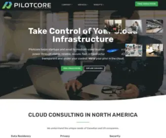 Pilotcoresystems.com(Cloud consulting leader in North America) Screenshot