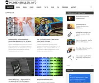 Pilotenbrillen.info(Online Ratgeber) Screenshot