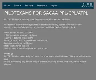 Pilotexamssa.com(Pilot exams) Screenshot