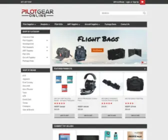 Pilotgearonline.com(Pilot and Aviation Supplies at) Screenshot