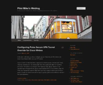 Pilotmikekc.com(Pilot Mike's Weblog) Screenshot