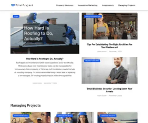 Pilotproject.org(Pilot Project) Screenshot