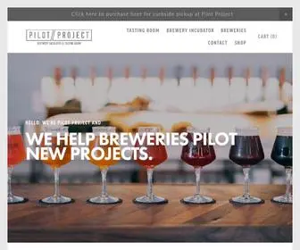 Pilotprojectbrewing.com(Pilot Project) Screenshot